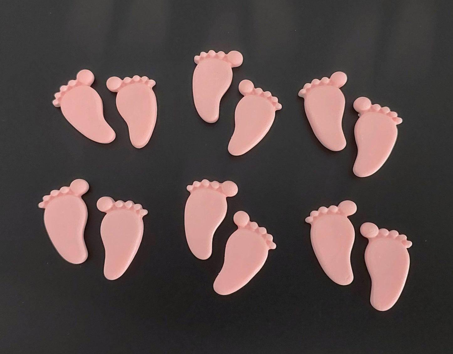 baby feet, edible fondant cake deorations