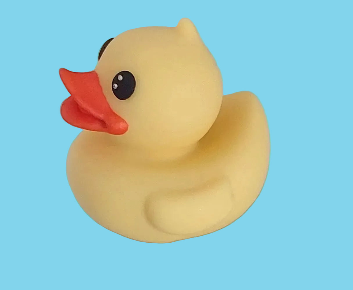 Yellow Duck, edible chocolate cake decoration