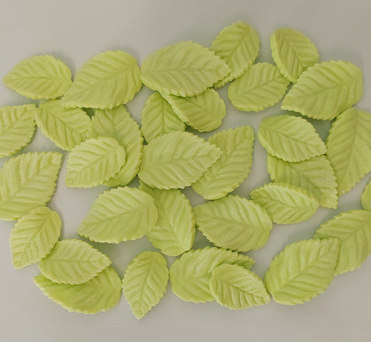 Leaves x 30 - 2 sizes - Edible Icing Cake Decorations