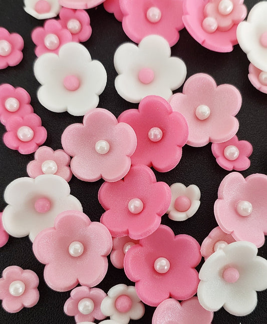 Blossoms - Pink & White x 180 - 2 Sizes