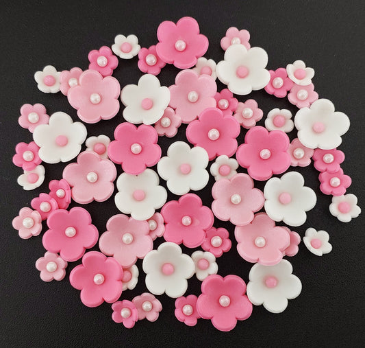 Blossoms - Pink & White x 180 - 2 Sizes