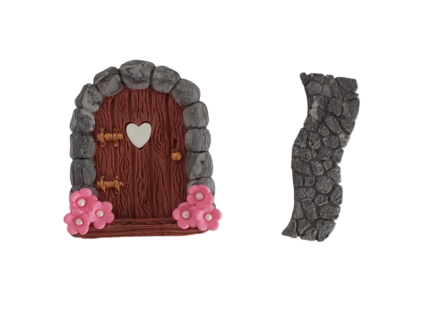 fairy door and path, edible fondant icing cake decorations