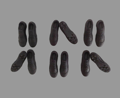 rugby boots, edible fondant icing cake decorations
