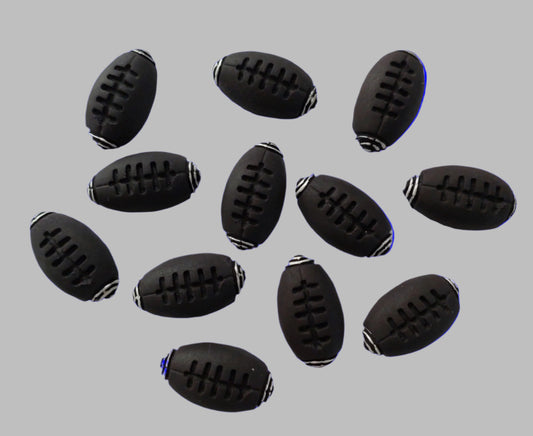 Rugby Balls x 12 - Edible Icing Cake Decorations