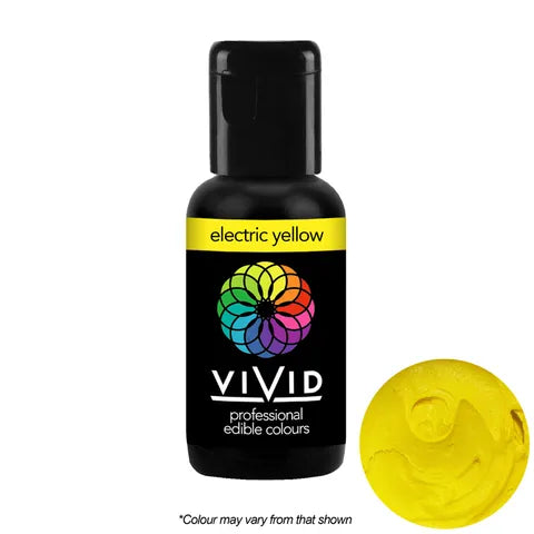 Vivid Gel Colour - Electric Yellow - 21g