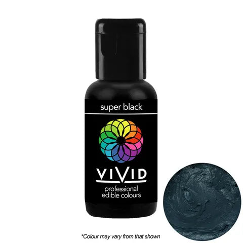 Vivid Gel Colour - Super Black - 21g